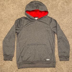 Boy’s Tek Gear Gray Athletic Sweatshirt/Hoodie (Size L 14/16)